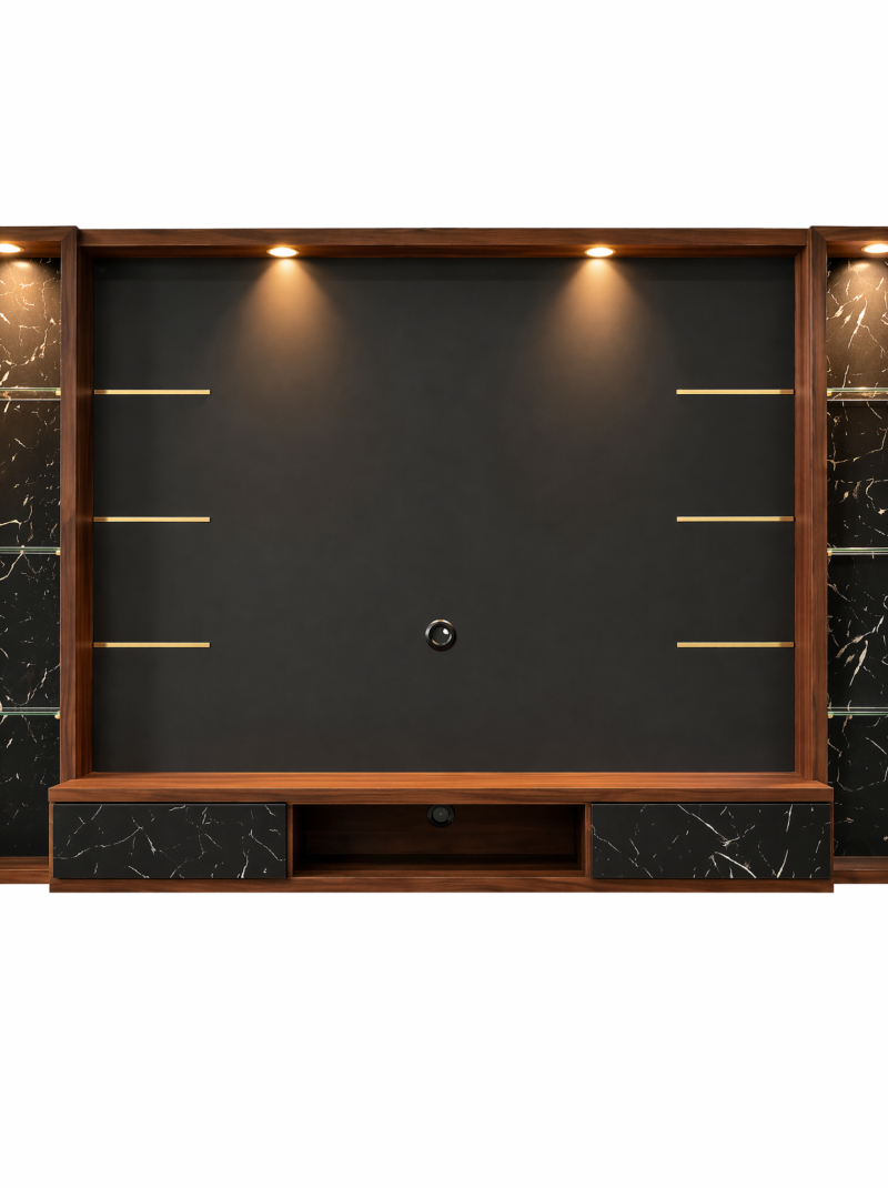 EE LIFE DESIGN  8FT FLOATING TV WALL CABINET / 8FT  WALL KABINET|FREE INSTALLATION