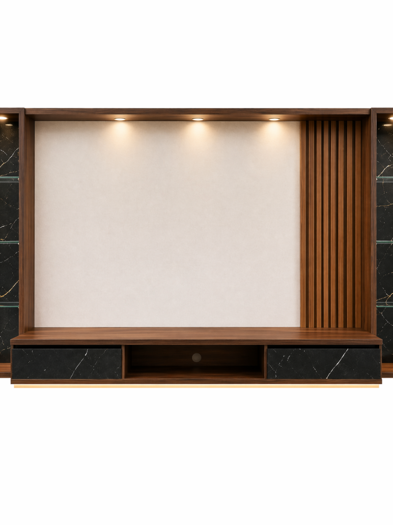 EE LIFE DESIGN  8FT FLOATING TV WALL CABINET / 8FT  WALL KABINET|FREE INSTALLATION
