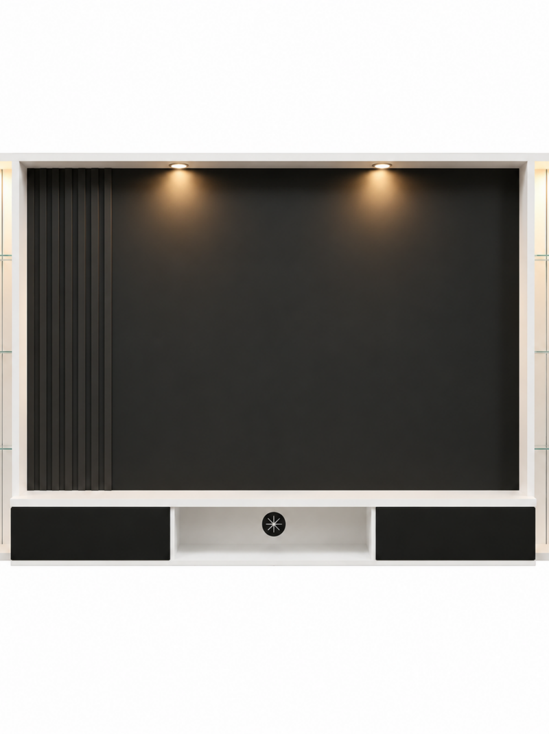 EE LIFE DESIGN  8FT FLOATING TV WALL CABINET / 8FT  WALL KABINET|FREE INSTALLATION