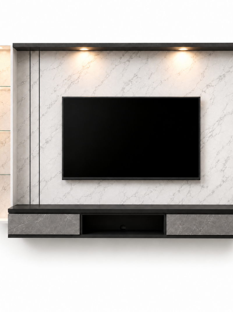 EE LIFE DESIGN -  7ft TV Cabinet |7Hanging Cabinet | |FREE INSTALLATION